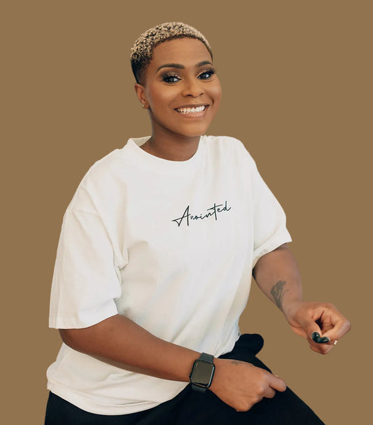 ANOINTED White T-Shirt
