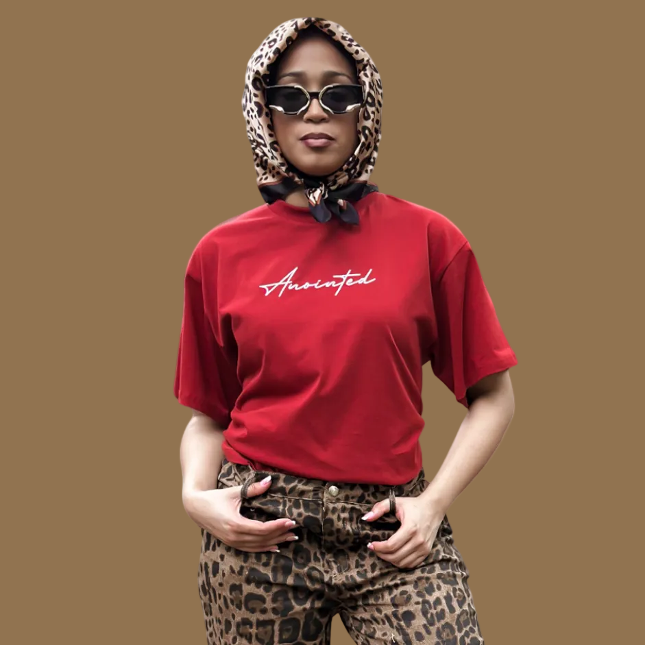 ANOINTED Red T-Shirt