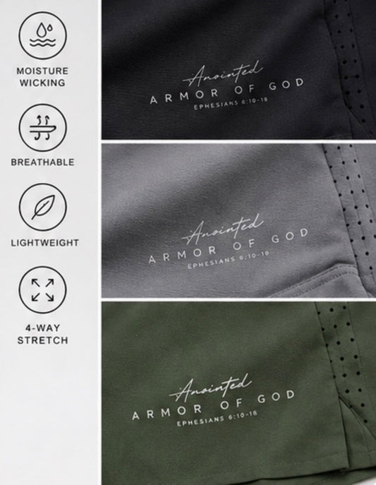 Armor of God Anointed SHORTS - 3Pack