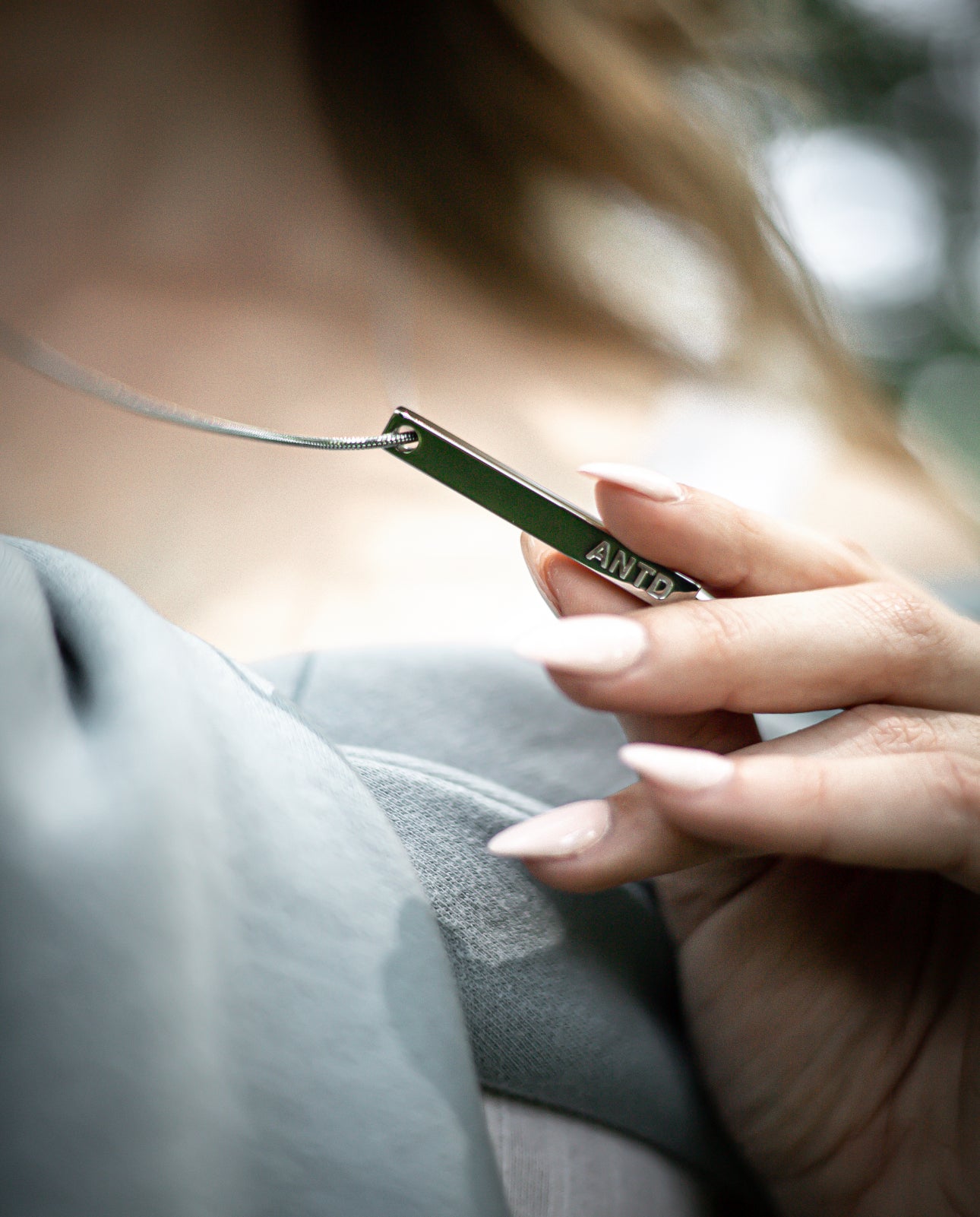 Sliver ANTD Straight Pendant