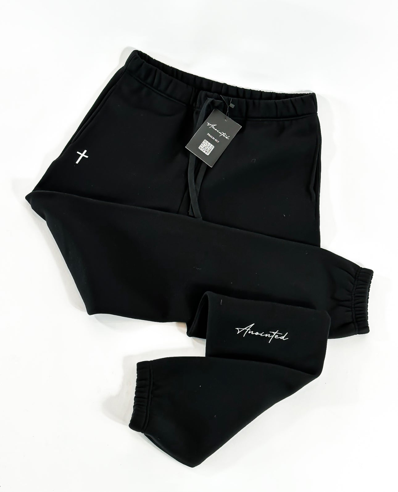 ANOINTED Black Sweatpants