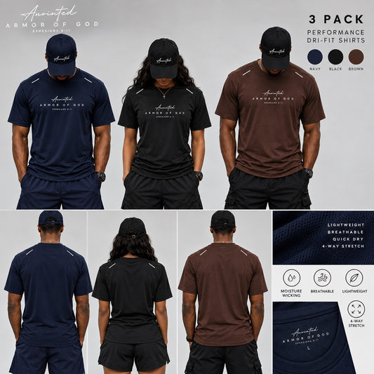 Armor of God Anointed T-SHIRT - 3Pack